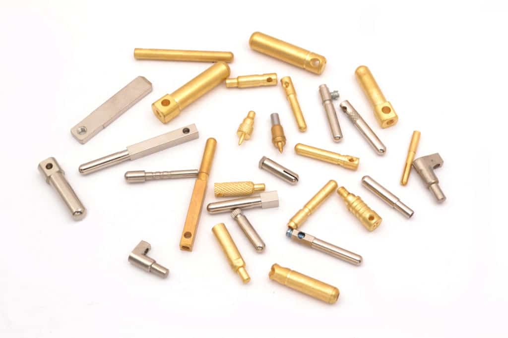 Brass Pins made by brass electrical plugin Connector plug pins forming machine