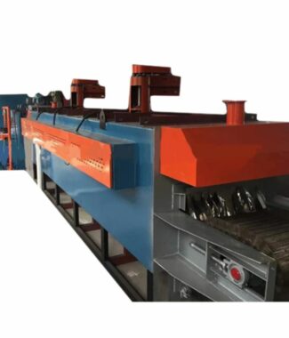 Electric Heating Continuous Controllable Atmosphere Mesh Belt Quenching and Tempering Heat Treatment Furnace1