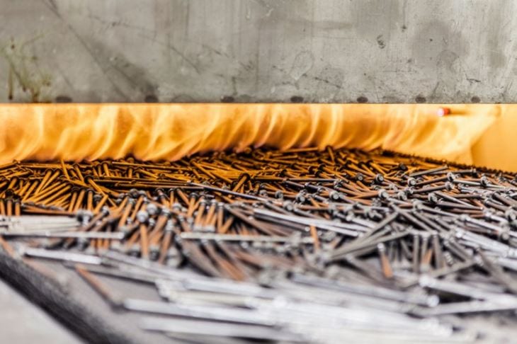 Parts treated by Electric Heating Continuous Mesh Belt Quenching and Tempering Heat Treatment Furnace