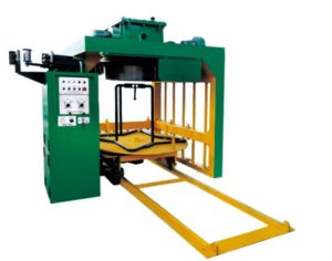 Inverted high speed vertical wire drawing machine