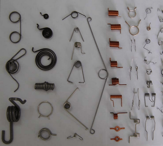 Spring parts made by ASF-25T 12 Axles Camless High Speed Spring Production Machine
