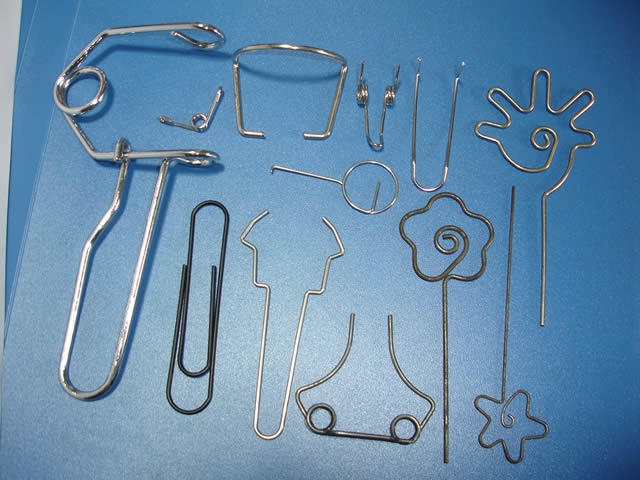 Wire parts made by ASF-345C Cam High Speed Spring Forming Machine